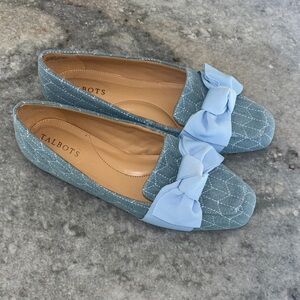 Talbots Stella Bow Flats, size 8